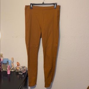 Caramel/Camel Form Fitting Pants
